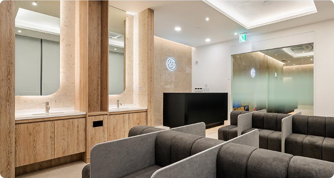 Phòng điều trị của bệnh viện thẩm mỹ AB