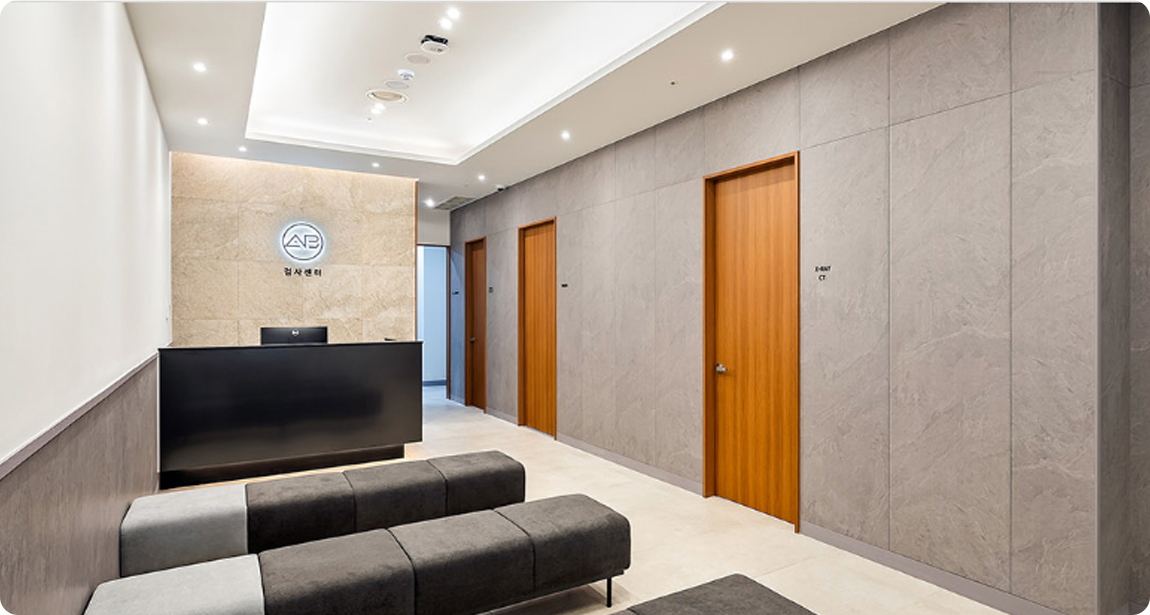 Phòng chụp CT của bệnh viện thẩm mỹ AB 