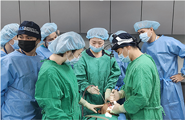 Trình diễn trực tiếp phẫu thuật xương hàm mặt