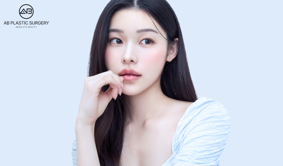 Bệnh nhân nữ sau phẫu thuật thẩm mỹ tại Hàn Quốc với đường nét khuôn mặt mềm mại và tự nhiên